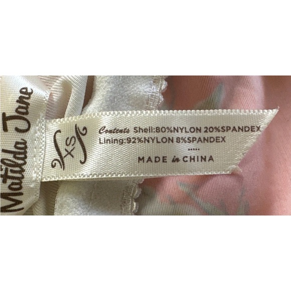 Women’s Matilda Jane Flouncy Floral Orange Tankini Top + Swim Bottom Size XS NWT - Picture 8 of 9